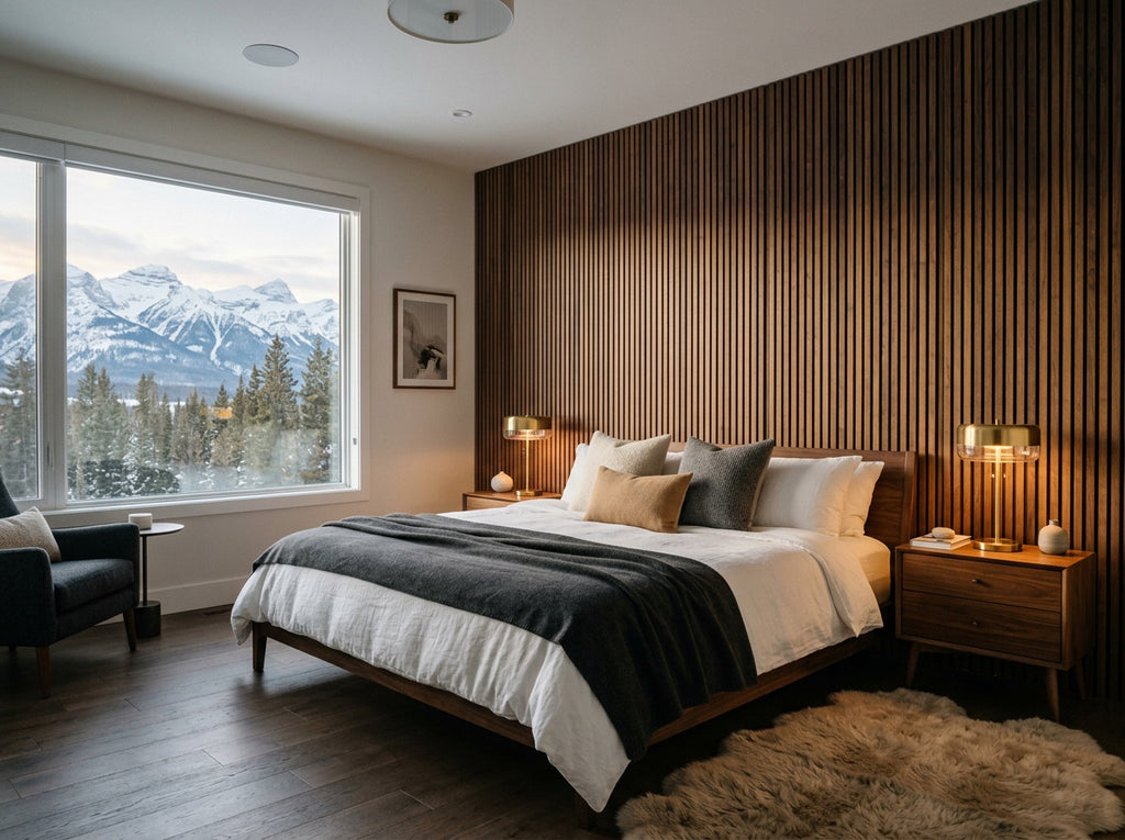 Imperial Signature Walnut Slat Wall Panel – 270 × 110 cm