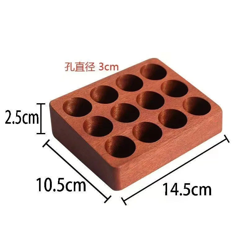 Wood Essential Oil Storage Rack Essential Oil Aromatherapy Rack Cosmetics Lipstick Rack Wall Shelf Home Decoration