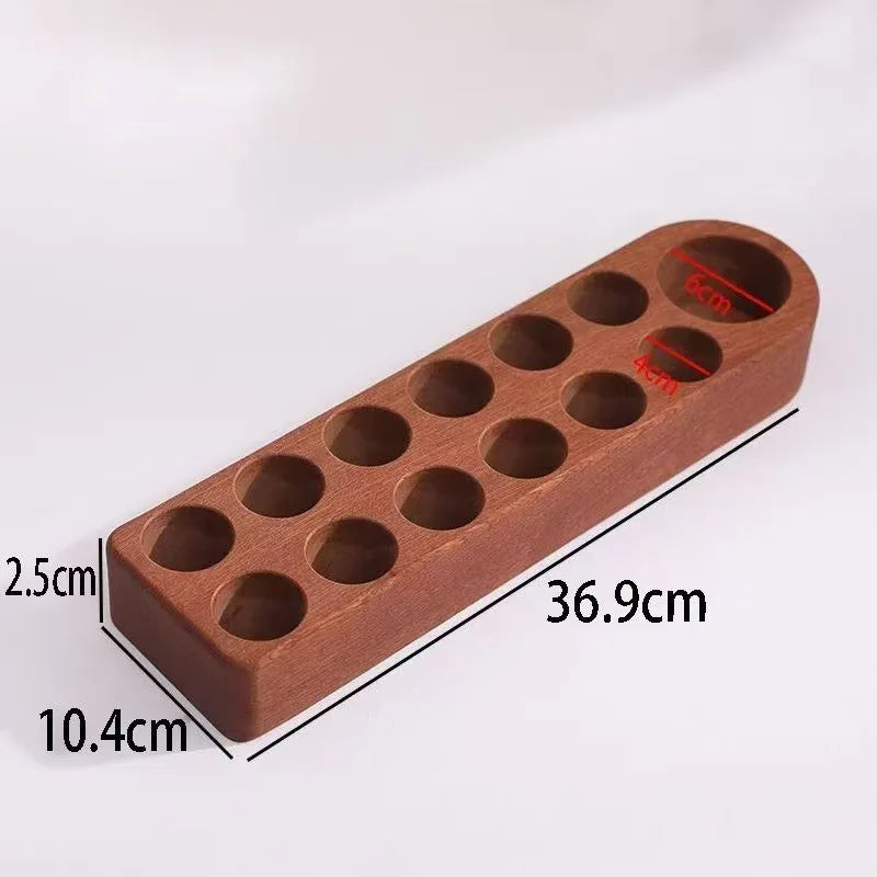 Wood Essential Oil Storage Rack Essential Oil Aromatherapy Rack Cosmetics Lipstick Rack Wall Shelf Home Decoration