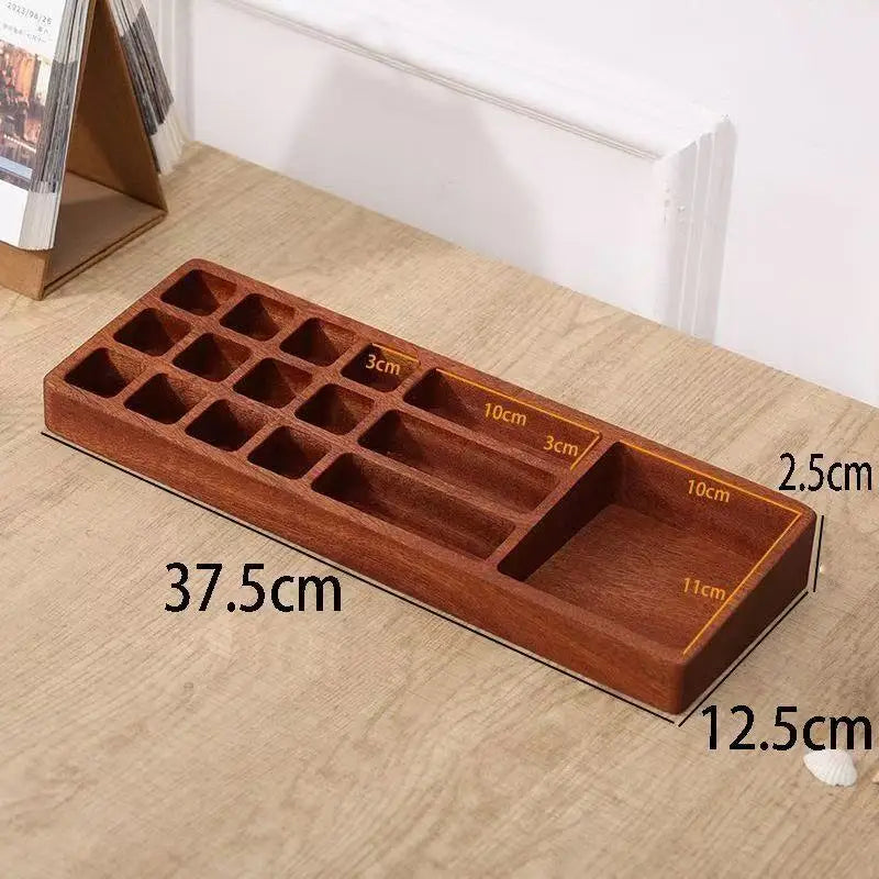 Wood Essential Oil Storage Rack Essential Oil Aromatherapy Rack Cosmetics Lipstick Rack Wall Shelf Home Decoration