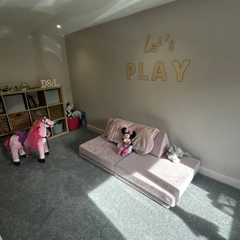Wood Art for Nursery, Play Sign, Playroom Wall Decor, Play Wood Sign