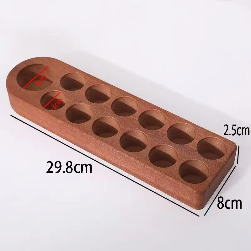 Wood Essential Oil Storage Rack Essential Oil Aromatherapy Rack Cosmetics Lipstick Rack Wall Shelf Home Decoration