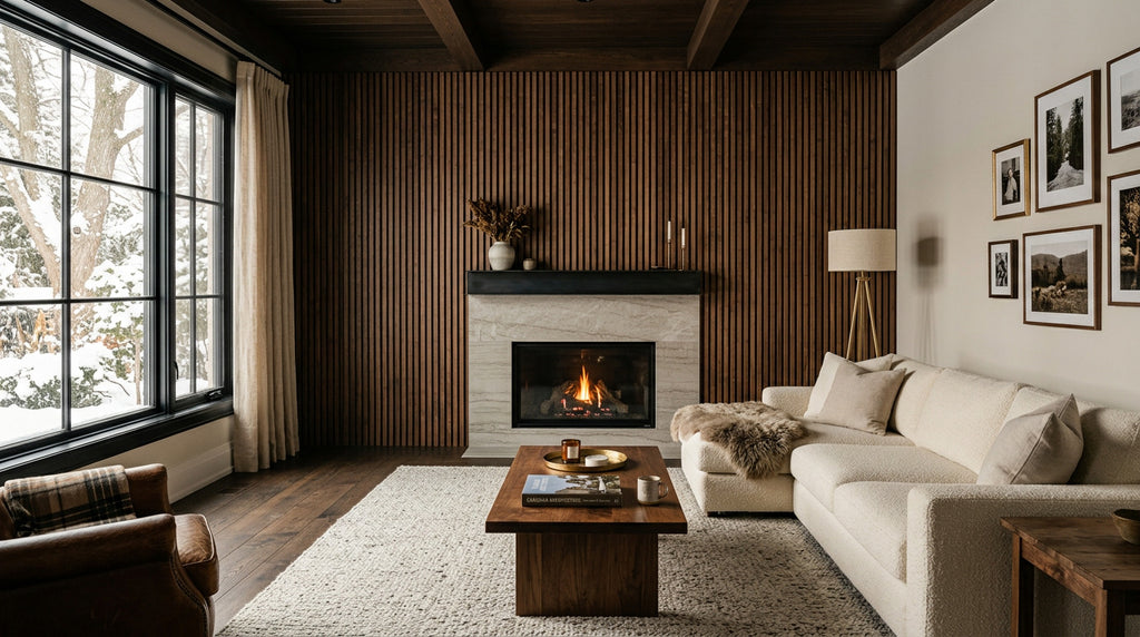 Imperial Signature Walnut Slat Wall Panel – 270 × 110 cm